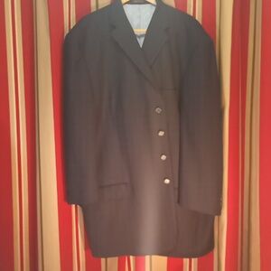 Vicci Uomo size 56L incredible 4 button Navy Blazer